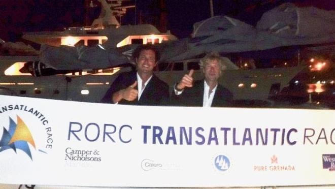 After 18 days of the race, Ben Harris and James Heald are proud to have completed the race in Grenada - RORC Transatlantic Race © Louay Habib / RORC